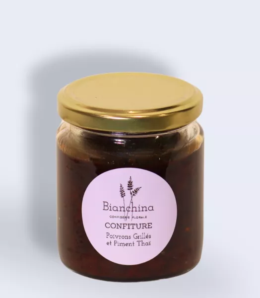 Confiture Poivrons Grillés et  Piment Thaï